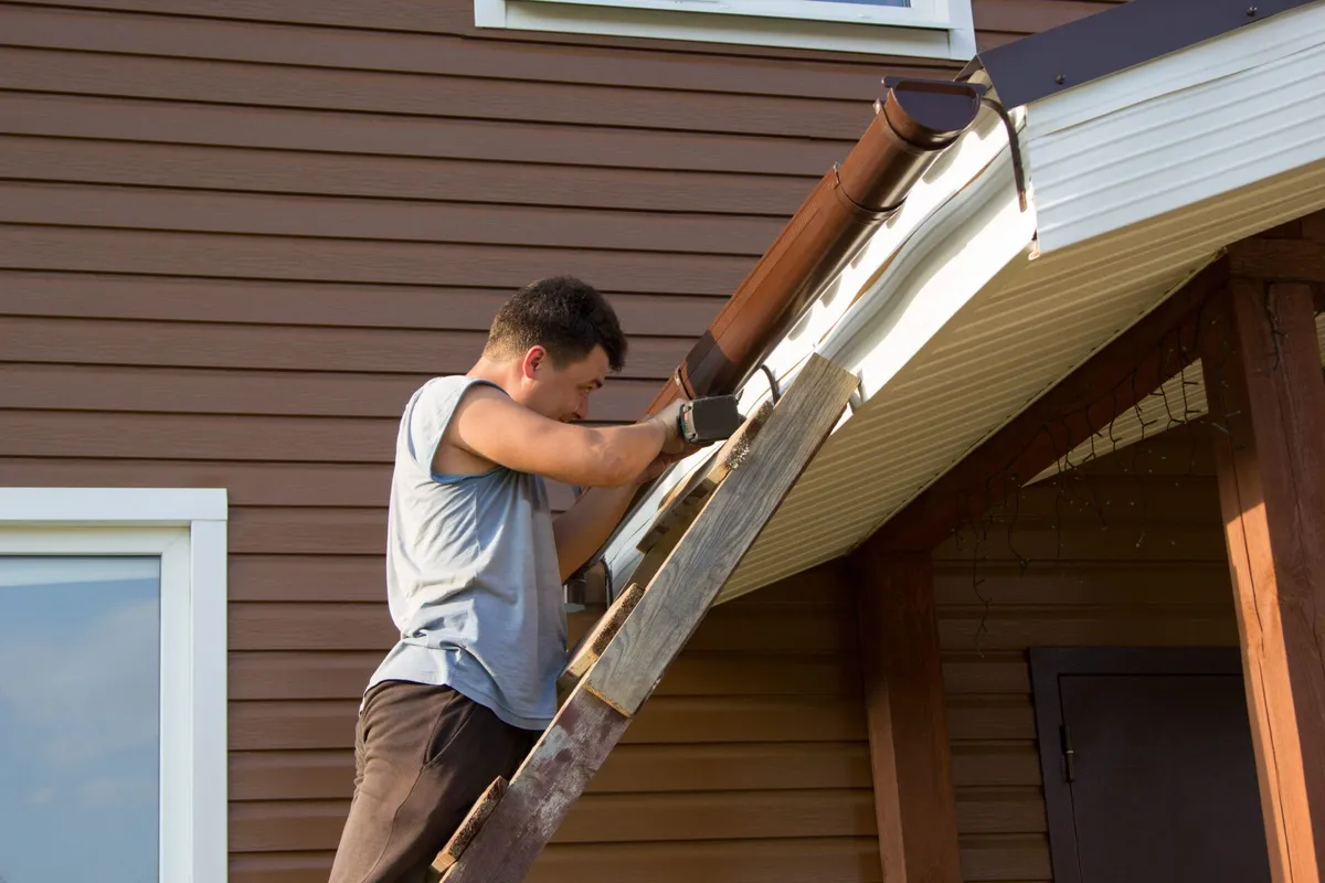 Gutters project 2 near Delran, NJ by A&E Exteriors LLC